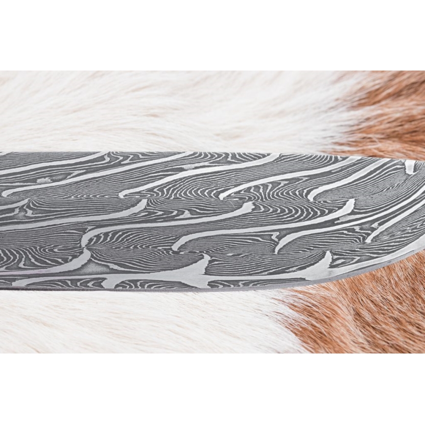 Faca de Damasco exclusiva 15 cm presa de mamute