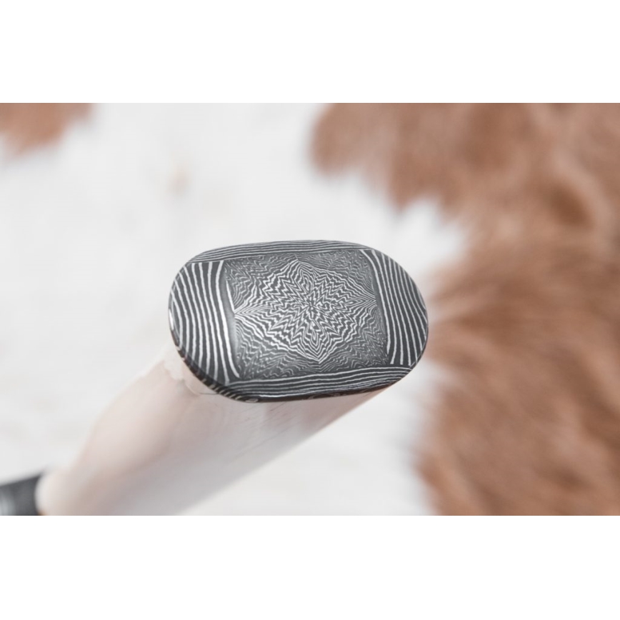 Faca de Damasco exclusiva 15 cm presa de mamute