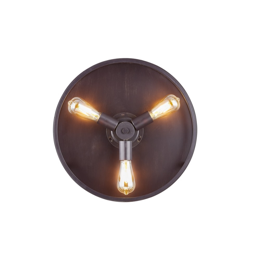 FANAWAY 212927 - Ventilador de teto LED CLASSIC 3xE27/4W/230V preto + comando à distância