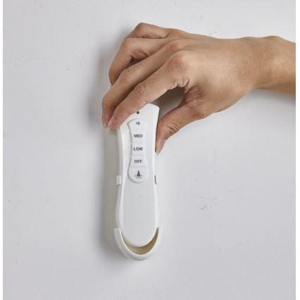 FANAWAY 212982 - Ventilador de teto EVORA 2xE27/20W/230V cromo brilhante + controlo remoto