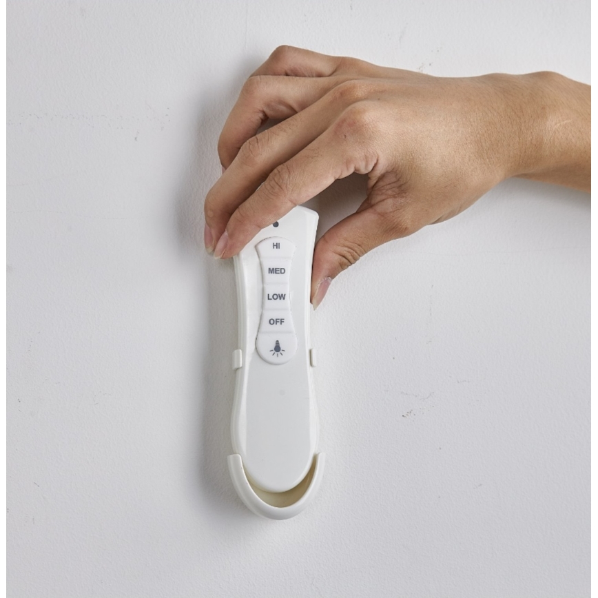 FANAWAY 212982 - Ventilador de teto EVORA 2xE27/20W/230V cromo brilhante + controlo remoto