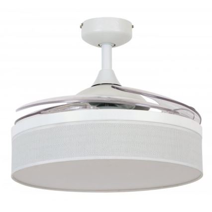 FANAWAY 511030 - Ventilador de teto LED FRASER 3xE27/20W/230V branco + comando à distância
