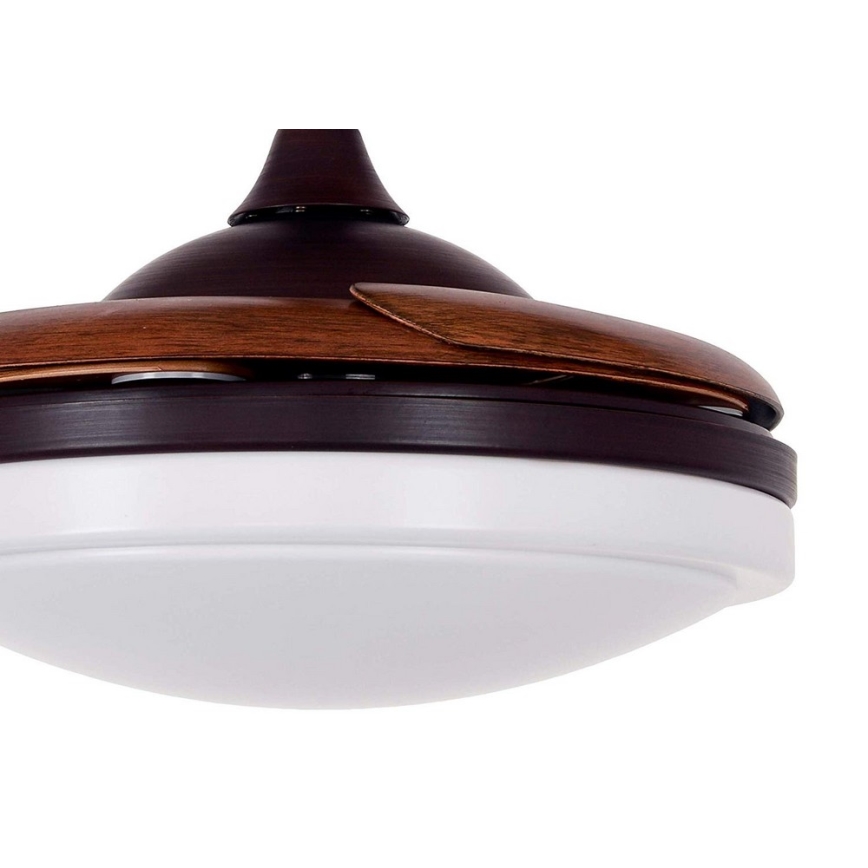 FANAWAY 512120 - Ventoinha de teto EVORA 2xE27/15W/230V + comando