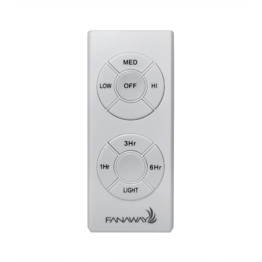 FANAWAY 512120 - Ventoinha de teto EVORA 2xE27/15W/230V + comando