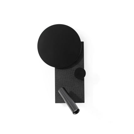 FARO 20058 - Candeeiro de parede LED regulável KLEE LED/10W/230V + LED/3W direito