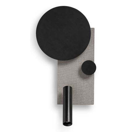 FARO 20065 - LED Candeeiro pequeno de parede com regulação KLEE LED/10W/230V + LED/3W direita