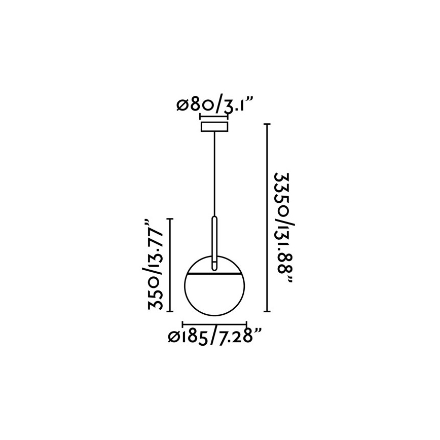 FARO 28210 - Candelabro suspenso MINE 1xE27/40W/230V