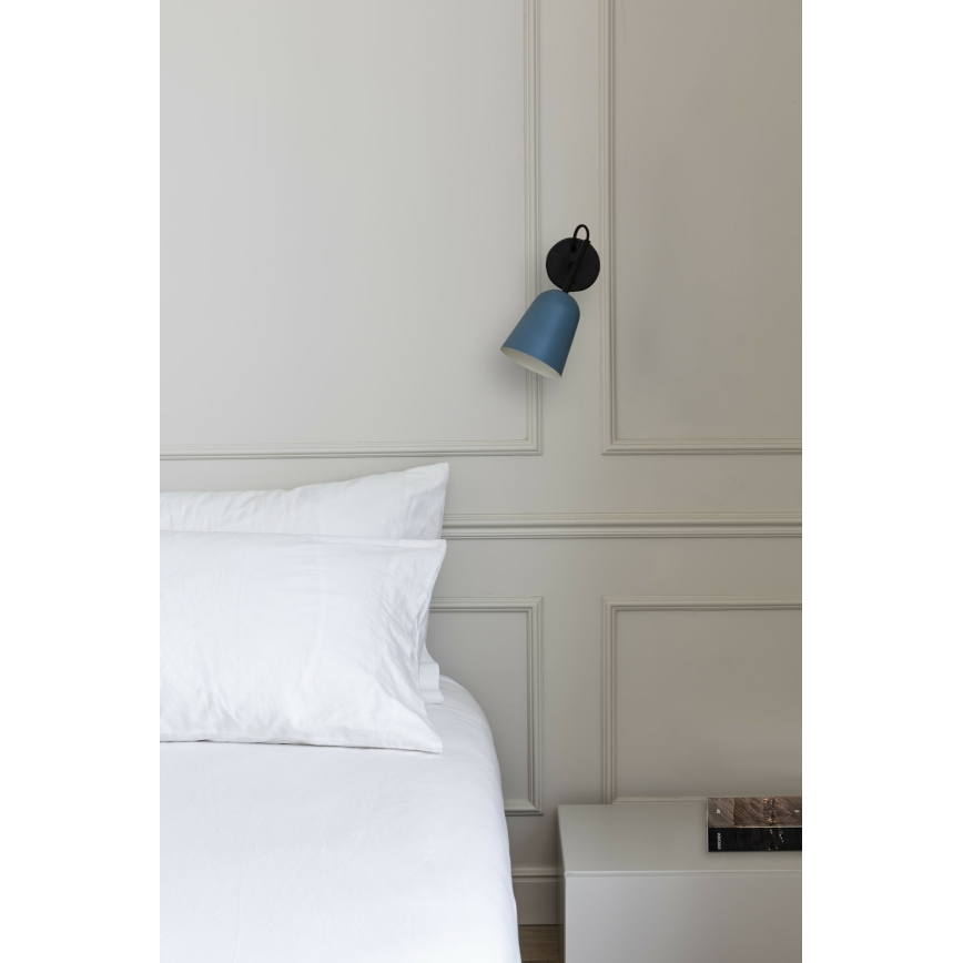 FARO 28274 - Candeeiro de parede STUDIO 1xE14/8W/230V azul/preto