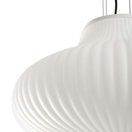 FARO 28301 - Candeeiro suspenso ISABELLE 1xE27/15W/230V diâmetro 40 cm branco