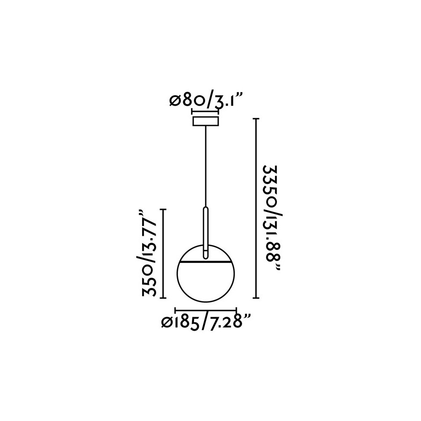 FARO 28375 - Candelabro num fio MINE 1xE27/40W/230V