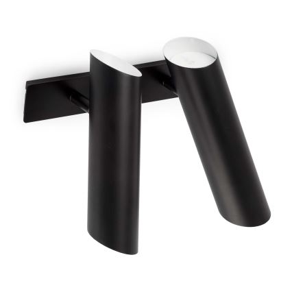 FARO 29876 - Foco de parede LINK 2xGU10/11W/230V preto