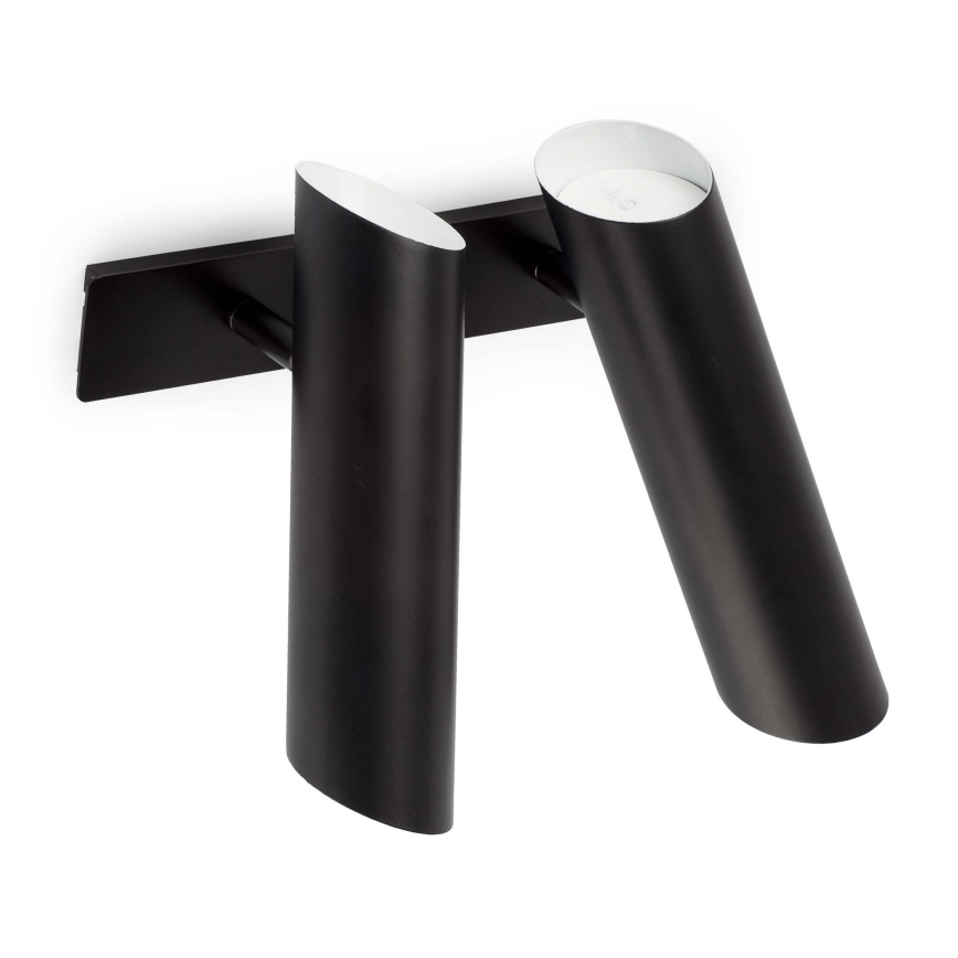 FARO 29876 - Foco de parede LINK 2xGU10/11W/230V preto