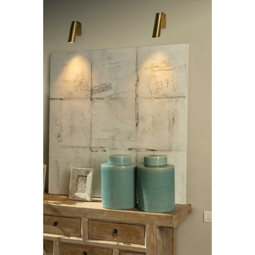 FARO 29897 - Luz de parede LINK 1xGU10/8W/230V