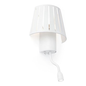 FARO 29962 - Luz de parede LED MIX 1xE27/15W/230V + LED/3W