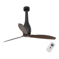 FARO 32004 - Ventilador de teto ETERFAN preto/marrom diâmetro 128 cm + controlo remoto