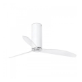 FARO 32034 - Ventilador de teto TUBE FAN branco/transparente diâmetro 128 cm