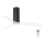 FARO 32036 - Ventilador de teto TUBE FAN preto/transparente diâmetro 128 cm + controlo remoto