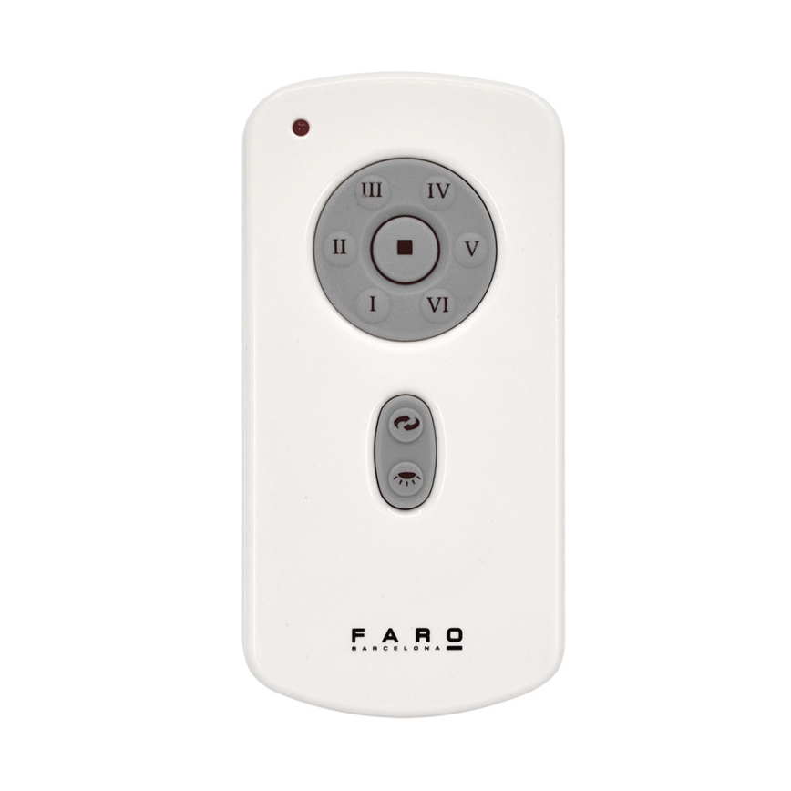 FARO 32036 - Ventilador de teto TUBE FAN preto/transparente diâmetro 128 cm + controlo remoto