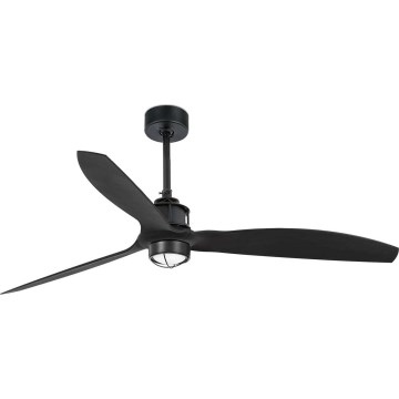 FARO 32100WT1N - Ventilador de teto LED dimerizável JUST FAN M LED/16W/230V diâmetro 128 cm preto Wi-Fi Tuya + controlo remoto