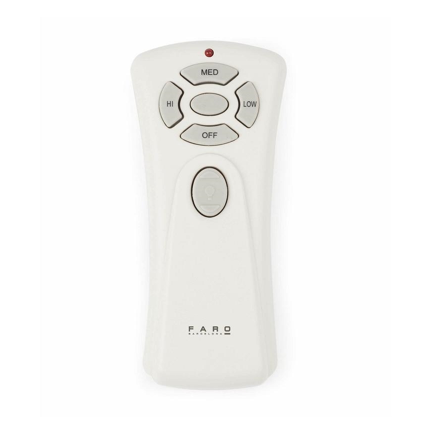 FARO 33370DC - Ventilador de teto LANTAU castanho/cromado mate diâmetro 132 cm + comando à distância