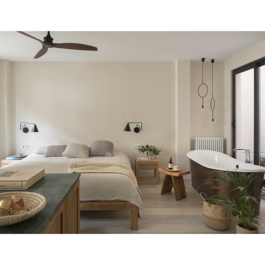 FARO 33395 - Ventilador de teto JUSTFAN diâmetro 128 cm + controlo remoto