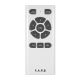 FARO 33397 - Ventoinha de teto LED DISC FAN 2xLED/35W/230V branco + controlo remoto