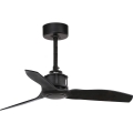 FARO 33424WT - Ventilador de teto JUST FAN S, Ø 81 cm, preto, Wi-Fi Tuya + controlo remoto