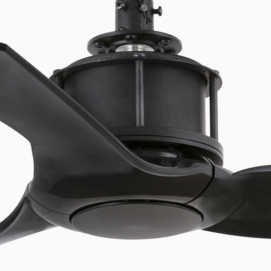 FARO 33424WT - Ventilador de teto JUST FAN S, Ø 81 cm, preto, Wi-Fi Tuya + controlo remoto