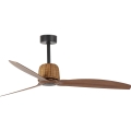 FARO 33435 - Ventilador de teto WEAVER M, diâmetro 128 cm, castanho/preto — inclui comando à distância