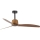FARO 33435 - Ventilador de teto WEAVER M, diâmetro 128 cm, castanho/preto — inclui comando à distância