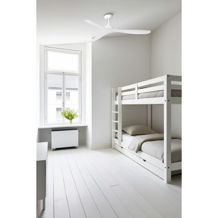 FARO 33446WT - Ventoinha de teto GOTLAND L branco diâmetro 132 cm Wi-Fi Tuya + comando