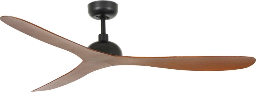 FARO 33447WT - Ventoinha de teto GOTLAND L castanho/preto diâmetro 132 cm Wi-Fi Tuya + comando