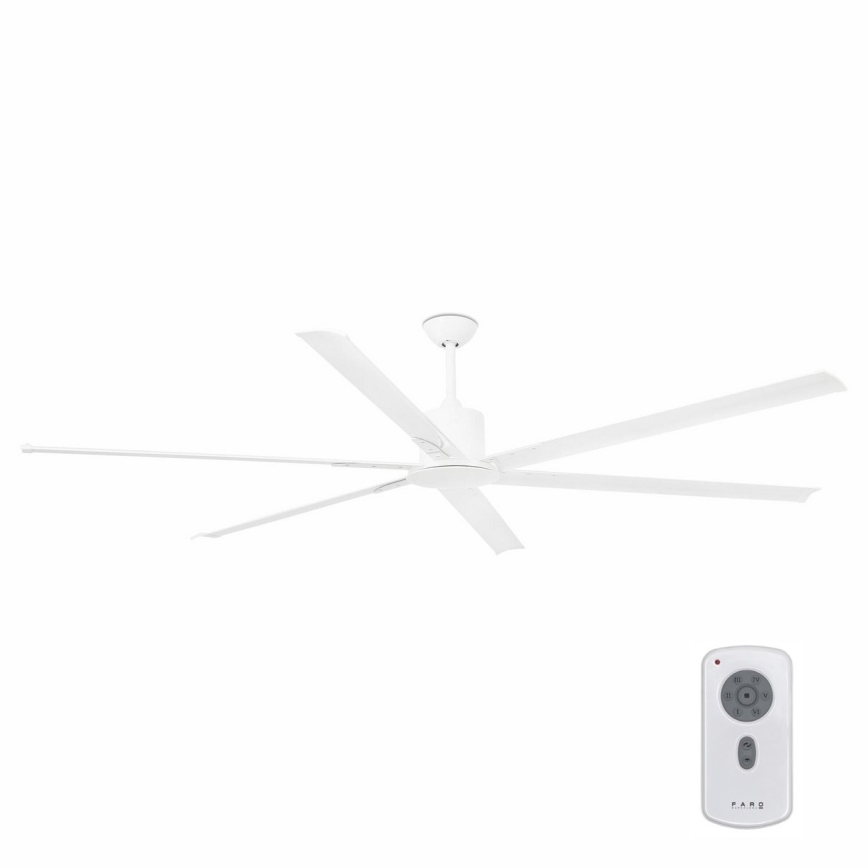 FARO 33461A - Ventilador de teto ANDROS XL branco diâmetro 213 cm + controlo remoto