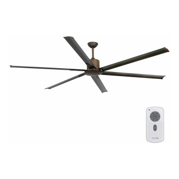 FARO 33462A - Ventilador de teto ANDROS XL marrom diâmetro 213 cm + controle remoto