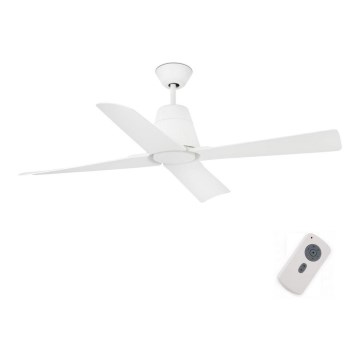FARO 33480 - Ventilador de teto TYPHOON IP44 diâmetro 130 cm branco + controlo remoto