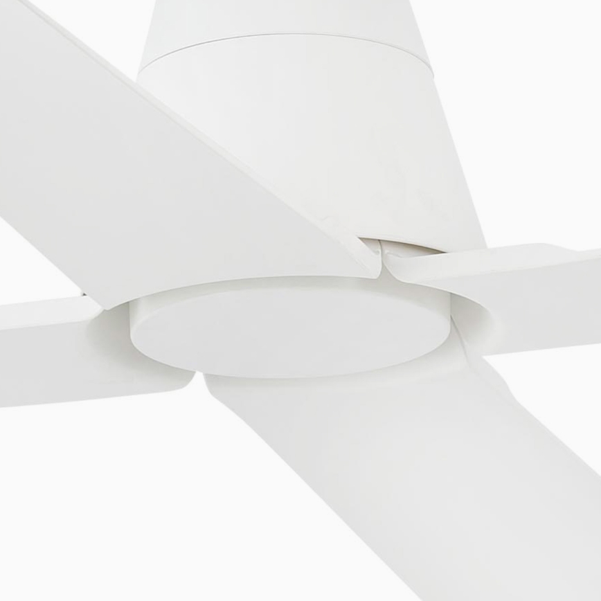 FARO 33480 - Ventilador de teto TYPHOON IP44 diâmetro 130 cm branco + controlo remoto