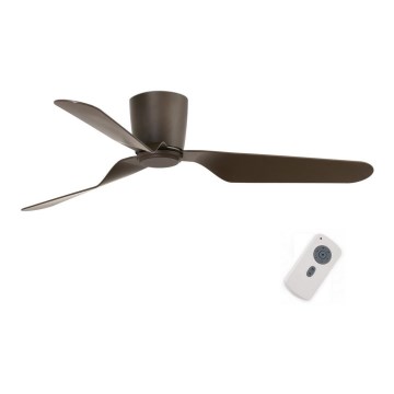 FARO 33492 - Ventoinha de teto PEMBA castanho + controlo remoto