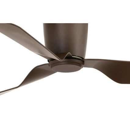 FARO 33492 - Ventoinha de teto PEMBA castanho + controlo remoto