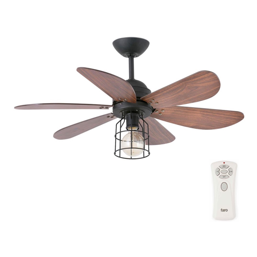 FARO 33703 - Ventoinha de teto CHICAGO 1xE27/15W/230V