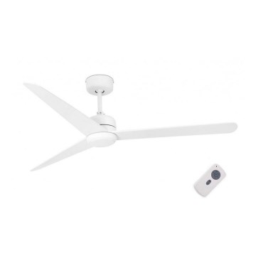 FARO 33721 - Ventilador de teto NU branco + controlo remoto