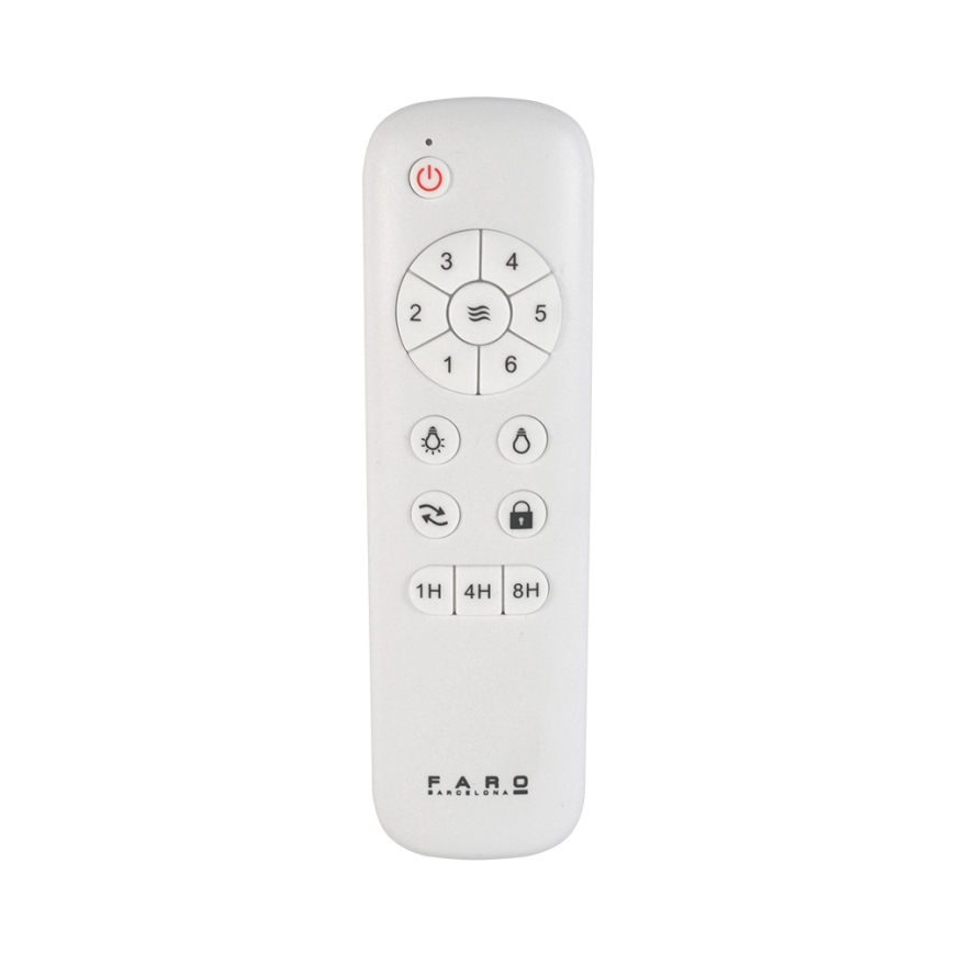 FARO 33725 - Ventilador de teto LED HYDRA LED/20W/230V diâmetro 132 cm + controlo remoto
