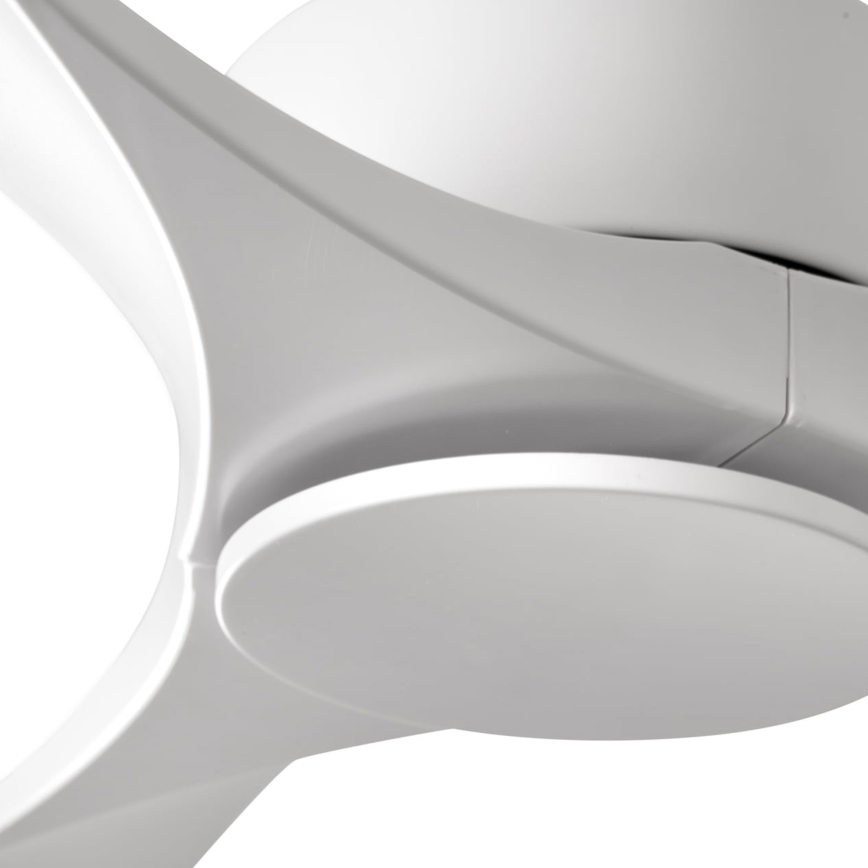 FARO 33750DCWT - Ventoinha de teto LUZON L branco diâmetro 132 cm Wi-Fi Tuya + comando
