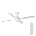 FARO 33756 - Ventilador de teto LED FRASER LED/16W/230V branco diâmetro 120 cm + controlo remoto
