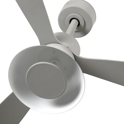 FARO 33762WT-24 - Ventilador de teto LED dimerizável AMELIA L CONE LED/20W/230V 2700/3500/5000K cinzento diâmetro 132 cm Wi-Fi Tuya + controlo remoto