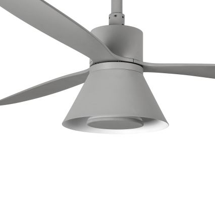 FARO 33762WT-24 - Ventilador de teto LED dimerizável AMELIA L CONE LED/20W/230V 2700/3500/5000K cinzento diâmetro 132 cm Wi-Fi Tuya + controlo remoto