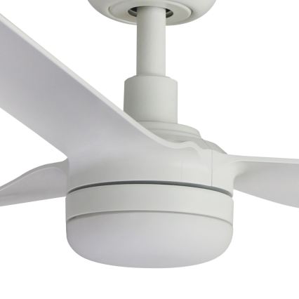FARO 33814WT1S - Ventilador de teto LED dimerizável PUNT M LED/18W/230V 2700/3000/4000K Ø 132 cm branco Wi‑Fi Tuya + comando remoto