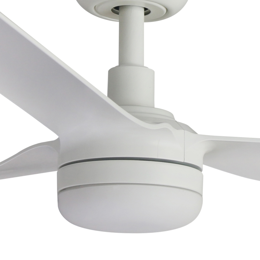 FARO 33814WT1S - Ventilador de teto LED dimerizável PUNT M LED/18W/230V 2700/3000/4000K Ø 132 cm branco Wi‑Fi Tuya + comando remoto