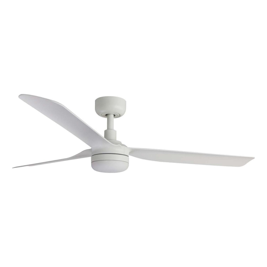 FARO 33814WT1S - Ventilador de teto LED dimerizável PUNT M LED/18W/230V 2700/3000/4000K Ø 132 cm branco Wi‑Fi Tuya + comando remoto