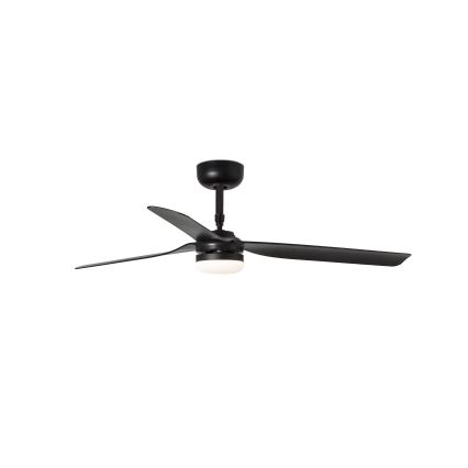 FARO 33815WT-21 - Ventilador de teto LED dimerizável PUNT M LED/18W/230V 2700/3000/4000K preto Ø 132 cm Wi-Fi Tuya + comando remoto