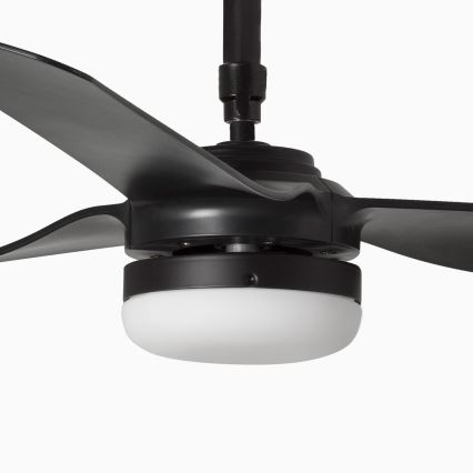 FARO 33815WT-21 - Ventilador de teto LED dimerizável PUNT M LED/18W/230V 2700/3000/4000K preto Ø 132 cm Wi-Fi Tuya + comando remoto